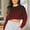 Wine, variant on DAFPZW Womens Fall Fashion 2025 Cropped Sweatshirts Oversized Long Sleeve Crewneck Pullover Crop Tops Fall Clothes
