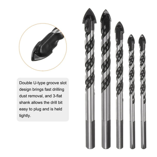 Masonry drill bit deals material