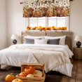 thumbnail image 3 of It's Fall Y'all Valances for Windows, 54 x 18in, Highland Cow Pumpkin Leaf Thanksgiving Linen Rod Pocket Kitchen Valance Curtain Light Filtering Window Treatments for Living Room Bedroom, 1 Panel, 3 of 7