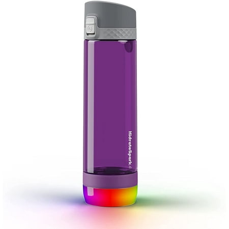 

HidrateSpark PRO LITE Smart Water Bottle Tracks Water Intake & Glows to Remind You to Stay Hydrated - Chug Lid - Wildberry