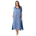 thumbnail image 6 of Layla Women’s Sleepwear 46” Knit Caftan, XS-5X, 6 of 6