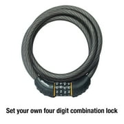 Master Lock Cable Lock, Set Your Own Combination Bike Lock, 6 ft. Long