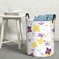thumbnail image 6 of ZNDUO Round Laundry Basket, Waterproof Collapsible Laundry Baskets with Handles, Medium Size - Fashion Floral Graffiti Art Pattern, 6 of 8