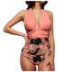 thumbnail image 1 of MKLEKYY Trajes De Baño Mujer Women High Waisted Bikini Sexy Push Up Swimsuits Vintage Swimsuit Retro Ruched High Waist Bikini, 1 of 6
