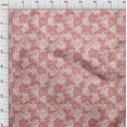 thumbnail image 3 of oneOone Cotton Cambric Medium Pink Fabric Floral & Texture Sewing Craft Projects Fabric Prints By Yard 42 Inch Wide, 3 of 4