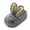 Dark Gray, variant on Toddler Bunny Plush Slippers Fuzzy Warm Non Slip House Shoes for Indoor Outdoor Wear in Winter (Grey, 5.5-6 Years)