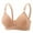 Khaki, variant on UQJfacai Bras for Women No Underwire Comfortable Seamless Bra Soft Supportive Lift Adjustable Straps Everyday Push Up Bra
