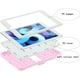 thumbnail image 5 of Funda para iPad 6.ª generación/5.ª generación (9,7" versión 2018/2017)/iPad Air 2/iPad Air 1.ª generación/iPad Pro 9.7" Funda a prueba de golpes con portalápices y correa (rosa)   ER, 5 of 5