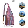 thumbnail image 2 of Tropical Pineapple Backpack - Golden Fruit & Flowers Print, Fashionable Multi-Functional Travel Pack, 2 of 4