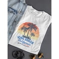 thumbnail image 3 of California Surfer Sunset Shaped T-Shirt Women -Image by Shutterstock, Female XX-Large, 3 of 4