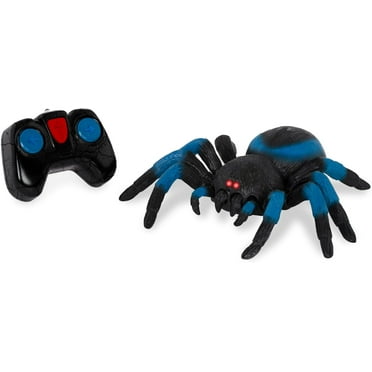 Terra by Battat – Blue Tarantula – Infrared Remote Control Spider with Light-Up Eyes – Electronic Animal Toys and Playsets for Kids Aged 6 and Up