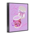 thumbnail image 2 of Stupell Industries Contemporary Clink Darling Cherry Mug Black Framed Giclee Art, 16 x 20, by Ziwei Li, 2 of 8