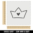 thumbnail image 2 of Crown with Heart DIY Cookie Wall Craft Stencil - 11.5 Inch, 2 of 5
