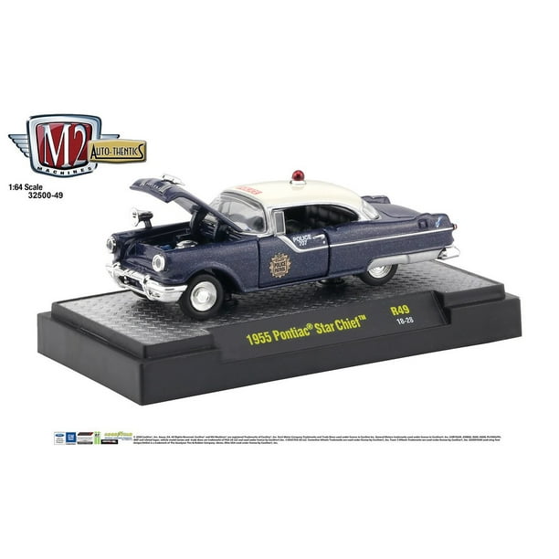 M2 Machines Auto-Thentics 1:64 Release 49 1955 Pontiac Star Chief - Walmart.com - Walmart.com