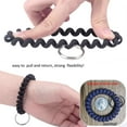 thumbnail image 4 of Pack of 6 Wrist Keychain Spiral Stretchable Plastic Coil Wrist Key Holder Stretch Wristband Elastic Stretchable Spiral Bracelet Key Holder Key Ring for ID Badge Sauna Outdoor Sport, 4 of 5