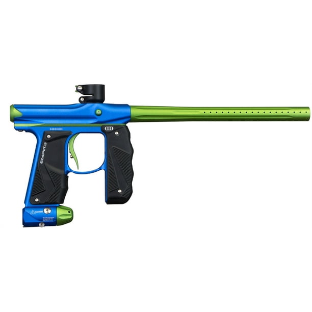 2018 EMPIRE MINI GS PAINTBALL GUN MARKER DUST BLUE AND GREEN