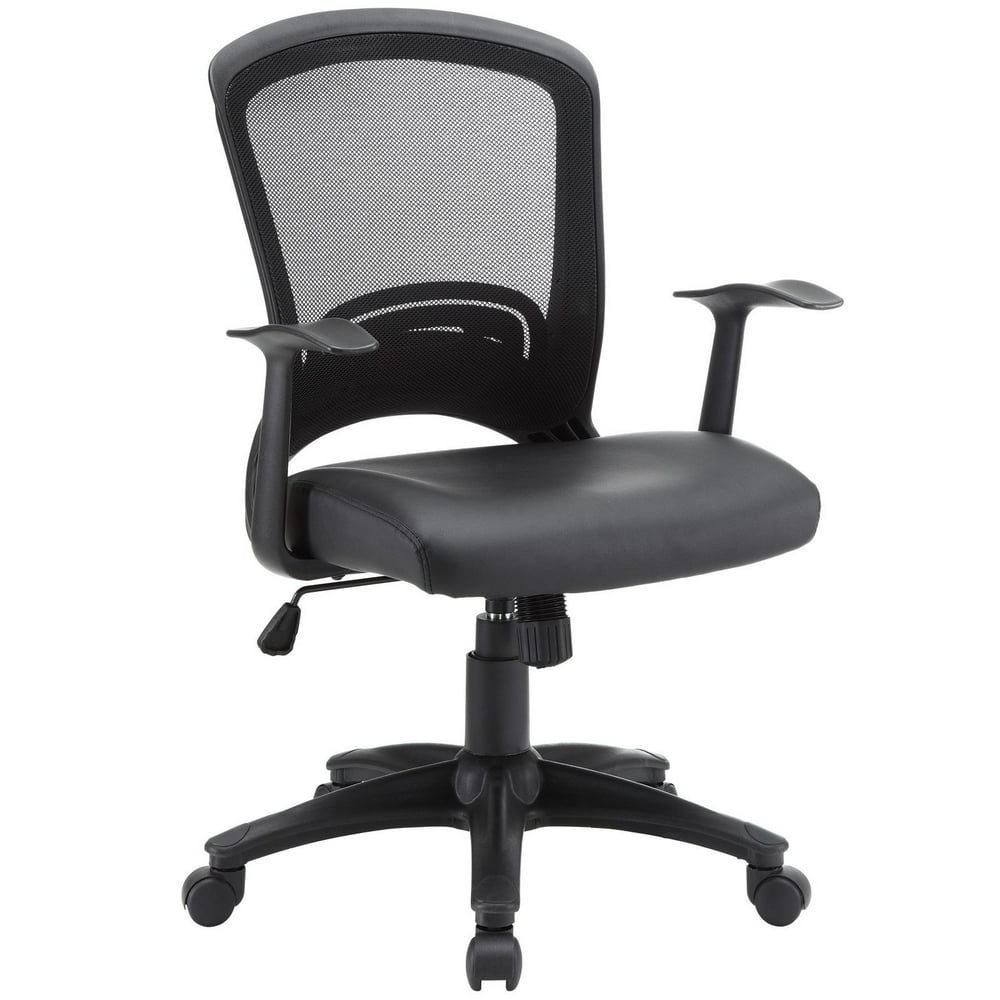 Modway Pulse Mesh Back Office Chair with Vinyl Seat, Multiple Colors