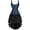 Blue, variant on Grebrafan Steampunk Strap Corsets Bustiers with Pirate Skirt Women 3XL Blue