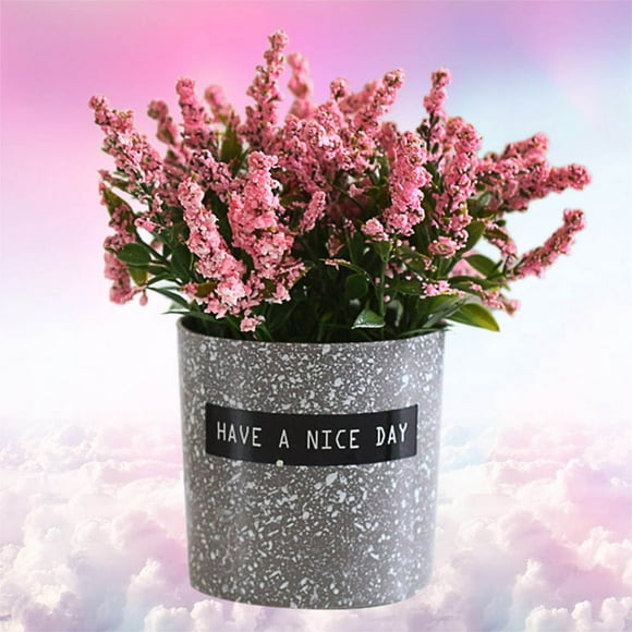 FELTECHELECTR 1Pcs Faux Lavender Flowers Plastic Plants Easy Maintenance for Homeowners