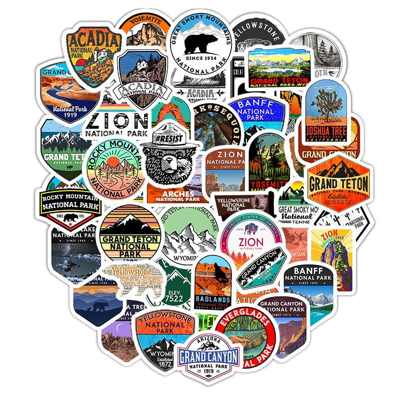 Stickers Aesthetic Stickers for Waterbottle Stickers for Hydroflask Arches National Park Sticker Vinyl Sticker Stickers Laptop