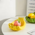 thumbnail image 4 of Cuenco decorativo de cerámica, frutero en forma de plátano, decoración del hogar, mesita de noche, anillo, bandeja de joyería, 4 of 7