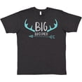 thumbnail image 3 of Inktastic Big Brother, Deer Antlers, Arrow - Blue Gray T-Shirt, 3 of 5