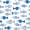 White Blue 02, variant on meiyoeat Beach Vacation Shark Starfish Twin Quilt Set for Boys Girls, Summer Palm Tree Twin Coverlet Set, Blue, 2pcs