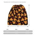 thumbnail image 3 of Honeii Cartoon Pizza Print Winter Beanie Daily Hat - Thermal Polar Fleece Ski Running Hat Skull Cap for Men and Women,Beanie, 3 of 8