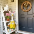 thumbnail image 6 of HJuyYuah Porch Goose Costume, Easter Bunny Decoration 17 " Outfit Set with Dress and Hat, Outdoor Holiday Decor, Easter Decorations for the Home (No Goose), 6 of 7