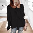 thumbnail image 2 of aDJFDGT Oversized Sweater Vest Xxl Women's Loose Long Sleeve V Neck Drawstring Backless Sweater Knitted Pullover, 2 of 4
