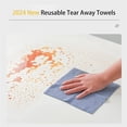 thumbnail image 3 of Clearance Deals！！Microfiber Cleaning Cloth Roll Tear Microfiber Towel Roll Reusable Paper Towel For Kitchen, 3 of 8