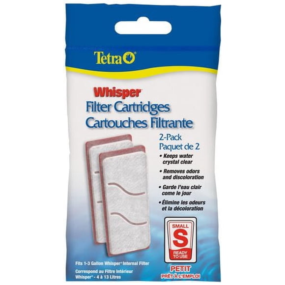 Tetra Whisper Filter Cartridge Small 2 Pack