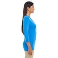 thumbnail image 4 of Devon & Jones Ladies' Perfect Fit™ Y-Placket Convertible Sleeve Knit Top - DP186W, 4 of 4