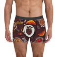 thumbnail image 2 of Goofa A Cup Of Black Coffee On A Saucer Printed Men's Boxer Briefs Underwear, Moisture-Wicking Underwear, Trunk,Soft and Breathable Cotton Underwear-X-Large, 2 of 9