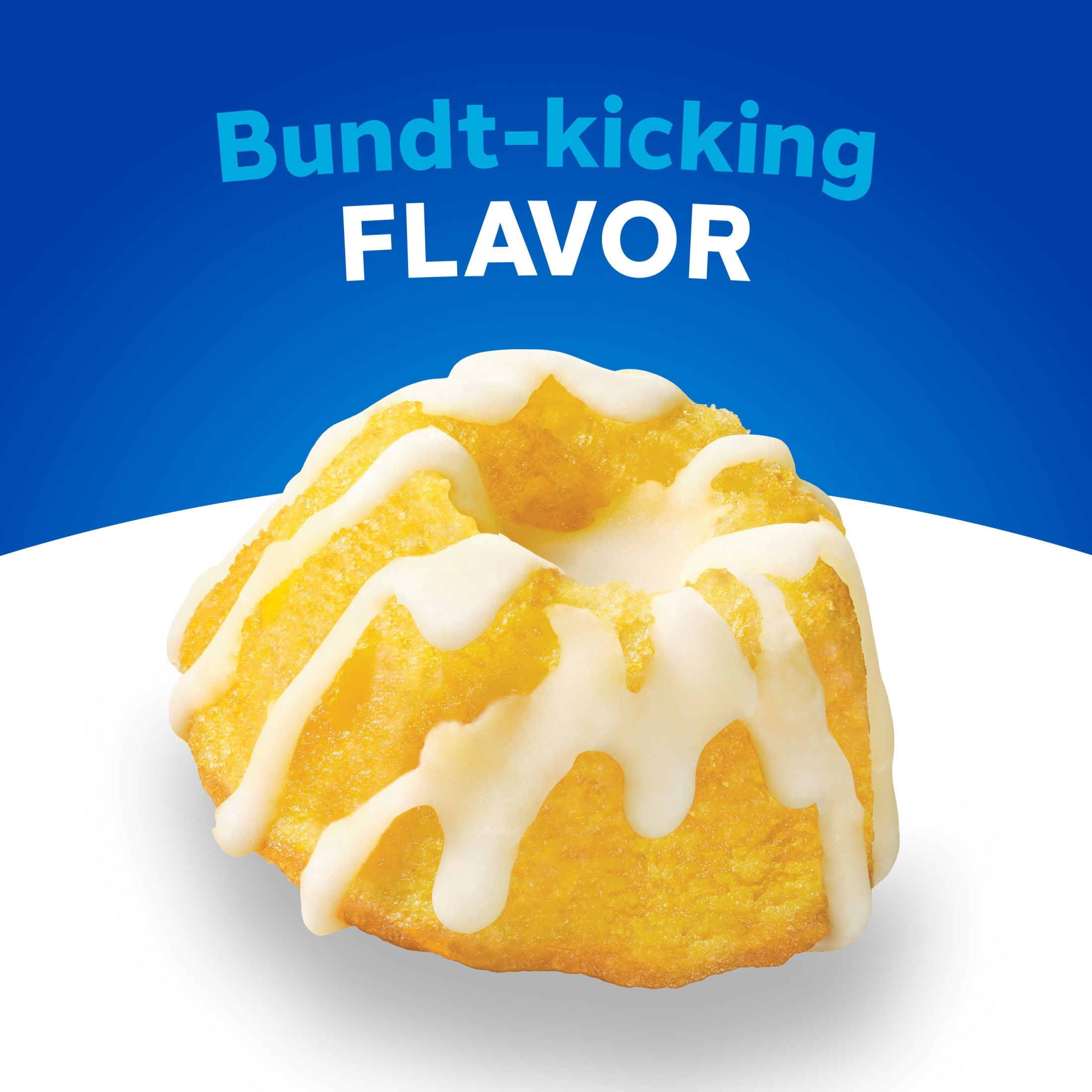 Hostess Baby Bundts, Lemon Drizzle Flavored Mini Cakes, 10 oz Box (8 Count)