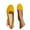 Yellow, variant on Women's Knitted Ballerina On Breathable Non Sporty Flat Comfortable Casual Shoes for Everyday Wear