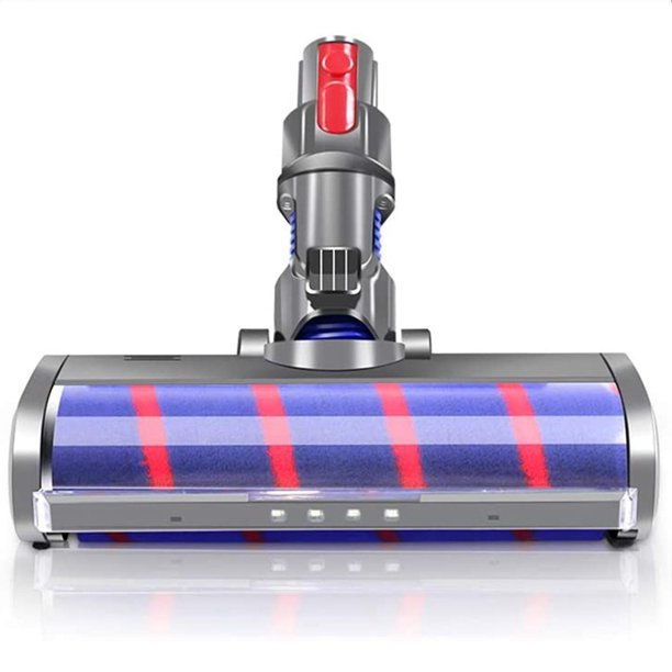 Cepillo de rodillo suave, cabezal de limpieza inalámbrico compatible con Dyson V7 V8 V10 V11