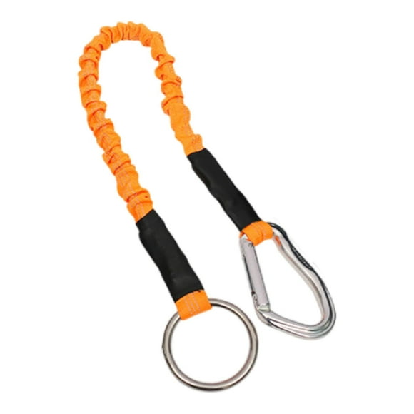 Cuerda de tracción para rafting al aire libre, cordón de tracción para deriva, equipo ligero para hombres y mujeres, cuerda de remolque para escalada Naranja