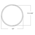 thumbnail image 5 of Surface Disk Light 12in 22W 1650L CCT Select 120V Triac Dimmable, 5 of 8