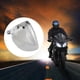 thumbnail image 3 of Visor de casco Yotijar Motocicleta 3 Snap Visor Parabrisas Front Bubble Lens gris claro, 3 of 10