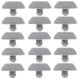thumbnail image 1 of 20 tapones de silicona reutilizables para botellas de agua, con aislamiento antiderrames y cierre seguro, 1 of 8