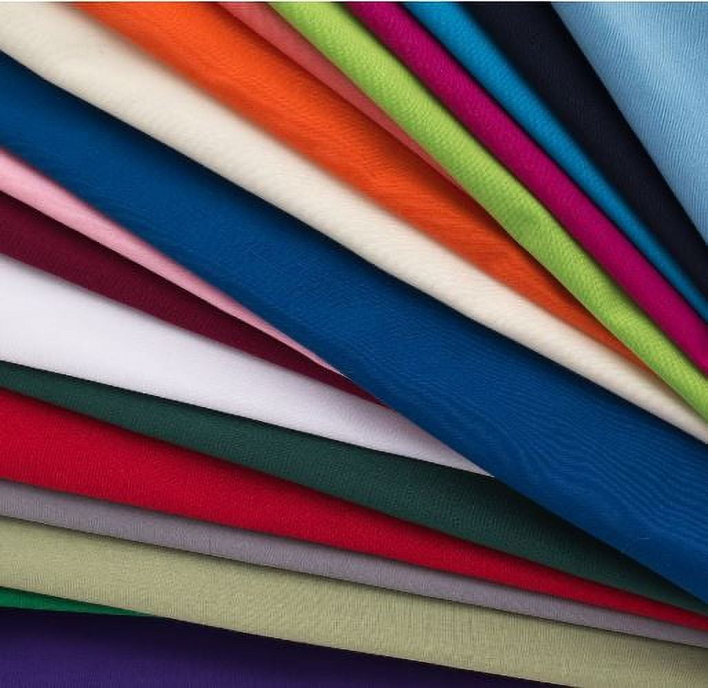 Hot Pink 60" Wide Cotton Blend Broadcloth Fabric — Sold By The Yard, Lightweight & Brushed