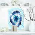 thumbnail image 1 of Design Art - Blue and Purple Rounded Flower, 1 of 3