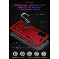 thumbnail image 3 of A51 5G Case, Samsung Galaxy A51 5G Case Military Grade Protective Samsung A51 5G Cases Cover with Ring Car Mount Kickstand for Samsung Galaxy A51 5G - Red, 3 of 12
