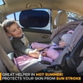 thumbnail image 4 of EcoNour Car Window Sunshade for Baby 4 Pack, UV Heat Protection, Side Window Shades for Kids 20x12, 4 of 9