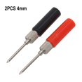 thumbnail image 1 of Punta de sonda de prueba eléctrica con resorte para multímetro Kairuite, conector de cable con gancho de acero inoxidable, 1 of 8