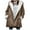 192#Khaki, variant on Njagoc3 Women Warm Quilted Jackets Long Sleeve Floral Soild Puffer Jacket Coats with Pockets
