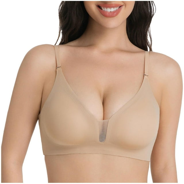 Tauxra Seamless Bra for Women, Removable Pads, Wireless Bra, Pullover, Sling Support, All Day Wear, Smooth Look