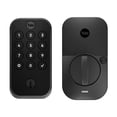 thumbnail image 1 of Yale Assure Lock Cerradura de puerta con código de teclado de gamuza negra con 2 cerrojos con onda Z y llave de respaldo para puerta de entrada delantera o trasera Yrd410-Zw2-Bsp, 1 of 7