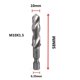 thumbnail image 2 of M10x1.5mm High-Speed Steel 4341 Titanium Plated Composite Tap Drill and Tap Integrated Machine Tap Open and Chamfer Tool, 2 of 5